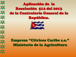ppt - Contraloría General de la República de Cuba
