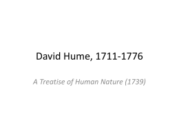 David Hume, 1711-1776