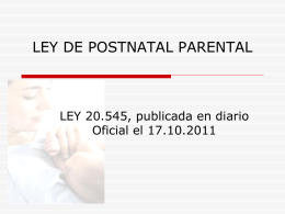 Postnatal parental - Sindicato N°1 de Trabajadores BancoEstado