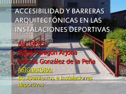 barreras arquitectónicas
