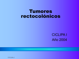 Patología tumoral del colon