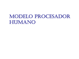 Modelo de Computador Humano