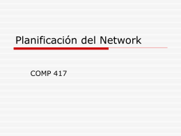 Planificacion de un Network