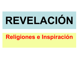 Religión, Revelación e Inpiracion