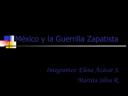 México y la Guerrilla Zapatista