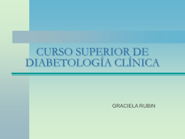 CURSO SUPERIOR DE DIABETOLOGÍA CLÍNICA