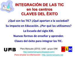 Las TIC al servicio de la Orientación Escolar