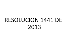 Presentación centrales 1441