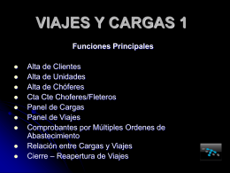 Viajes y Cargas 1