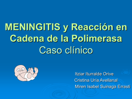 Meningitis y RCP - EXTRANET - Hospital Universitario Cruces