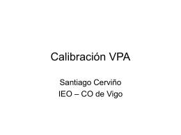 Calibración VPA