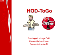 Presentacion Final HOD-ToGo - Future Website of sloizaga