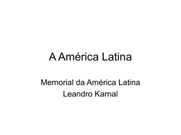 Palestra - Memorial da América Latina