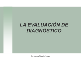 Powerpoint5 sobre evaluación de diagnóstico