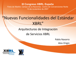 Pablo Navarro - Asociación XBRL España