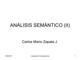 Análisis Semántico Lambda