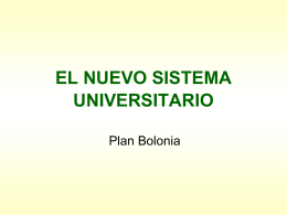 ¿Qué es el Plan Bolonia?