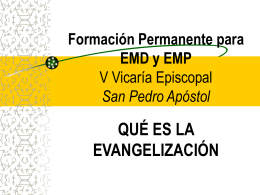 Qué es evangelizar