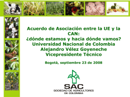 UN Presentación CAN - CID - Universidad Nacional de Colombia