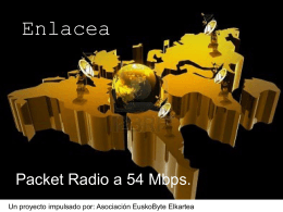 Packet Radio a 54 Mbps.