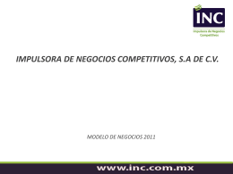 Diapositiva 1 - Impulsora de Negocios Competitivos