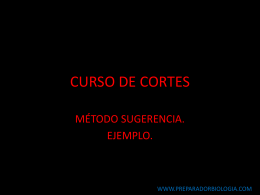 CURSO DE CORTES