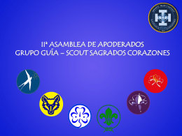 IIª ASAMBLEA DE APODERADOS GRUPO GUÍA – SCOUT