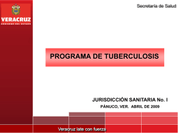 PROGRAMA DE TUBERCULOSIS