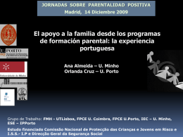 2. Avaliação de programas de Educação Parental em Portugal