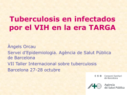 Casos de TB en residentes en Barcelona (1988