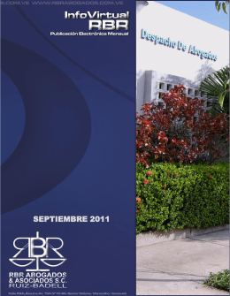 DICIEMBRE 2011 - RBR Abogados & Asociados