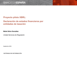 Diapositiva 1 - Asociación XBRL España