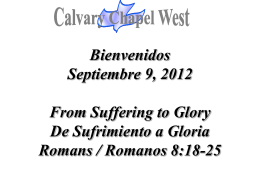 Romans 8:18 - Calvary Chapel West