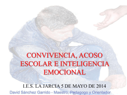 convivencia, acoso escolar e inteligencia emocional