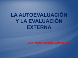 AUTOEVALUACIÒN Y EVALUACIÒN EXT.MARY (635392)