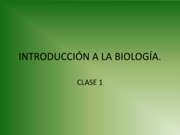 ppt introducción a la biología