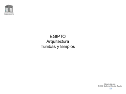 Arquitectura egipcia. Guillermo Méndez