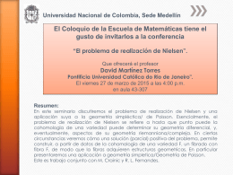 Resumen. - Universidad Nacional de Colombia