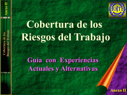 Bajar archivo formato PPT - Superintendencia de Riesgos del Trabajo