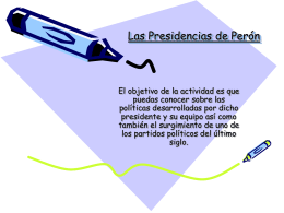 Las Presidencias de Perón