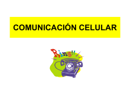 viii. comunicación celular