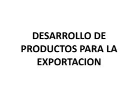 Roberto Flores - Diseño de Productos para la Exportación