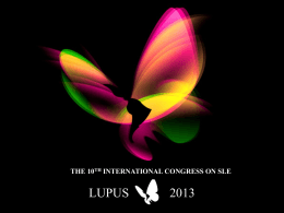 Lupus Sistémico- Una afección de la mujer jóven