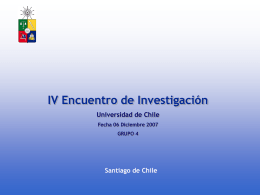 4.- Investigación - Universidad de Chile