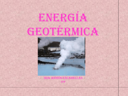 Energía geotérmica - ACT3FDiversificacion