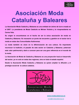 Asociación Moda Cataluña y Baleares