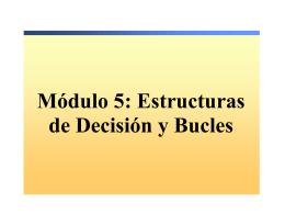 Module 5: Decision Structures and Loops