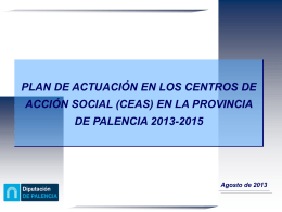 Presentación - Actuación CEAS 2013-2015