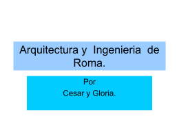 Arquitectura y Ingenieria de Roma. - Bilingual Falcons