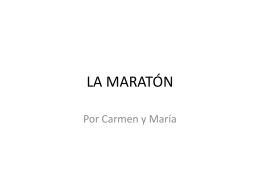 La maratón María y Carmen 6º